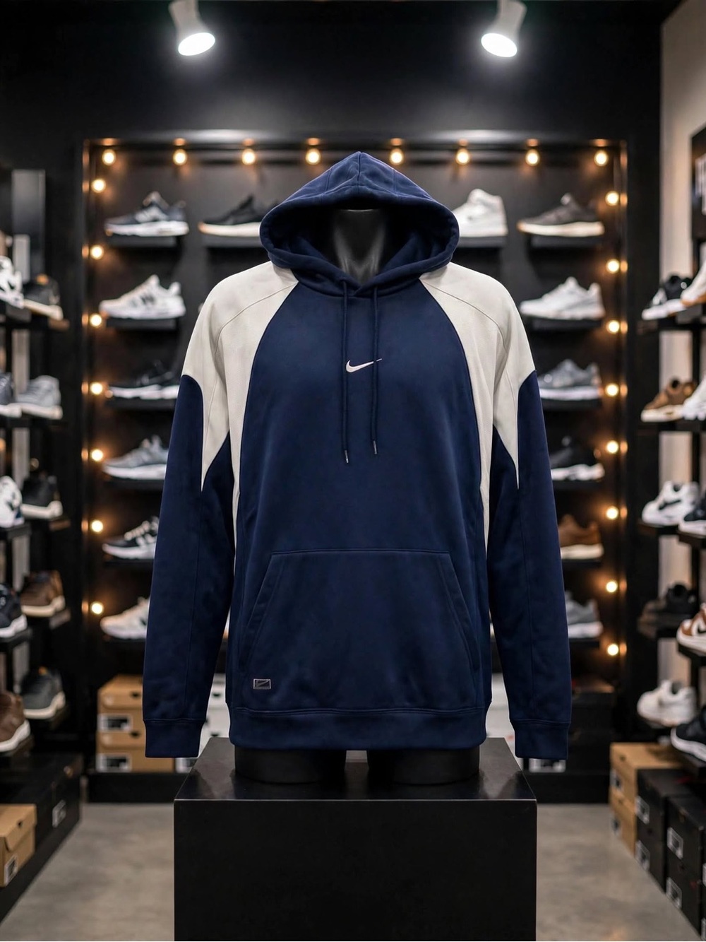 Vintage Nike Therma-Fit Fleece Pullover Hoodie